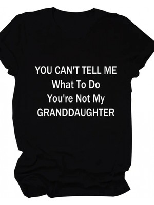 MiraLive Miray- Baskılı Oversize Bisiklet Yaka T-Shirt - Siyah