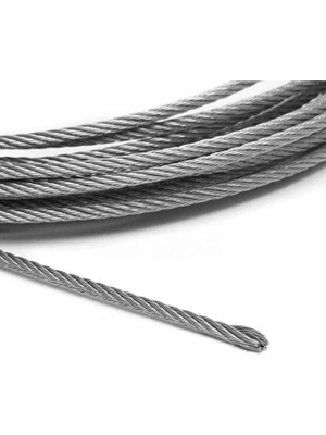 Güney Galvaniz Çelik Halat 2 mm 6x7 20 Metre