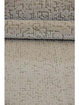 Kashe Halı Harmony 6029 Bej Salon Halısı Oturma Odası Halısı Koridor Halısı Mutfak Halısı Modern Makine Halısı