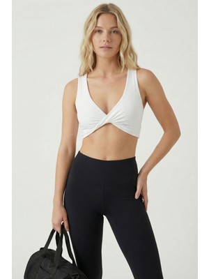 Rays 9047 Düğümlü Bustiyer Beyaz