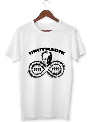 Alpşan Ticaret 10 Kasım Atatürk Baskılı Tişört Unutmadık 1938 Atatürk 10 Kasım T-Shirt