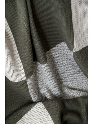 Bedline Triko Battaniyeli Nevresim Takımı Çift Kişilik Joel Yeşil