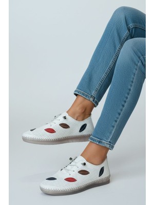 Cozi Company Hakiki Deri Esnek Hafif Taban Rahat Günlük Ayakkabı