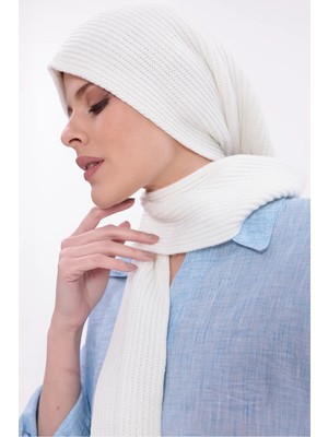 Saint Majesta Kadın Balaclava Kapüşonlu Yumuşak Atkı Şal Kışlık