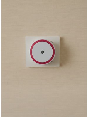 Ulbay Kırmızı Gece Lambası – Yuvarlak – Karanlıkta Otomatik Yanar – Fotoselli – 0.1W