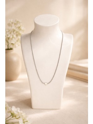 Theory Jewelry Kalp Figürlü Ince Su Yolu Kolye