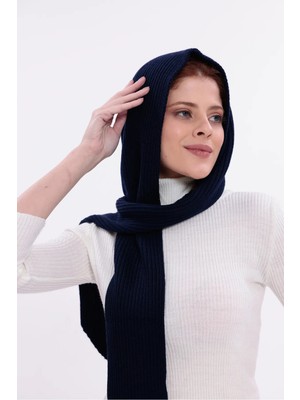 Saint Majesta Kadın Balaclava Kapüşonlu Yumuşak Atkı Şal Kışlık