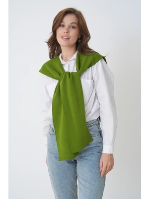 Saint Majesta %100 Akrilik Triko Omuz Şalı Kadın Ofis Günlük Moda Atkı- SM2026