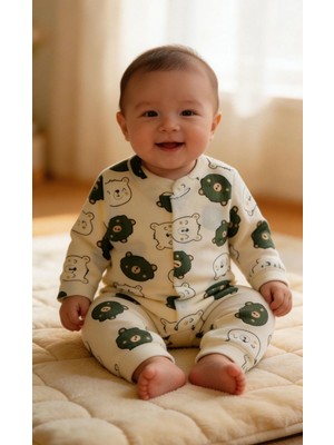 Nayinom Baby Ayıcık Manşetli Tulum