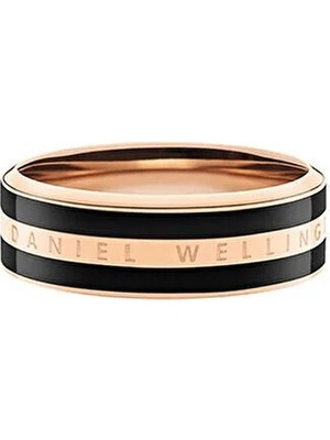 Daniel Wellington Emalie Ring Rose Gold Black