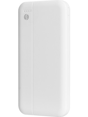 S-link IP-G10N 10000mAh Micro+Type C Girişli Powerbank Beyaz Taşınabilir Pil Şarj Cihazı