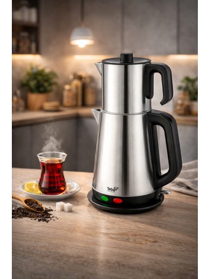 Teba TB-2016 Çelik Çay Makinesi