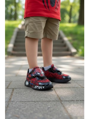 Spıderman 838 Erkek Çocuk Işıklı Sneaker