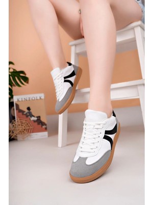 Zerenyus ZRC621 - Ortopedik Taban Günlük Kadın Sneaker Beyaz