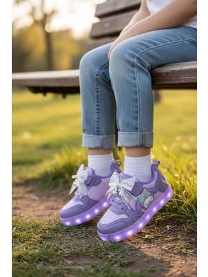 Tuğba Ortopedi 300 Kız Çocuk Işıklı Sneaker