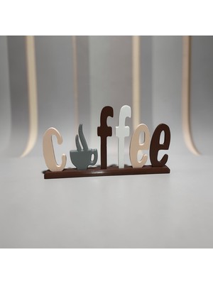 3D Tasarım Coffee Tutkunlarına Özel Dekoratif Masa Objesi