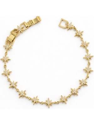 Sacha Kuzey Yıldızı Figürlü Taşlı Bileklik