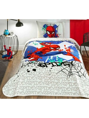 Taç Yeni Sezon Lisanslı Spiderman Action x Tek Kişilik Pike Takımı