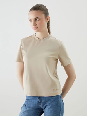 Lc Waikiki Yeni Sezon Bisiklet Yaka Kadın Tişört