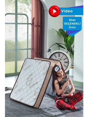 Bera Yatak Deluxe Bej 70x180 Süngerli Katlanır Yatak, Yer Yatağı, Misafir Yatağı, Kamp Yatağı, Sünger Yatak 13-14 Cm