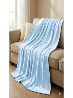 Özdilek (Nev)Battaniye Soft Embos Buz.mavi Tek Kişilik