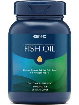 Gnc Fish Oil 60 Yumuşak Kapsül