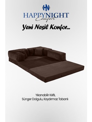 Happy Night Happynıght Sofya Tekli Koltuk L Kol | Oyun Koltuğu | Sünger Koltuk | Sinema Koltuğu. 90X190 cm