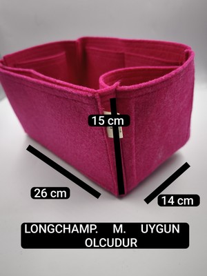 Marjinal W Club Tek Suluklu  Long...  M  Canta  Icın Organızer Fusya  Renk 26 x 15  x  14  Olculu  (  Uzunluk  Xyukseklık  x  Genıslık)