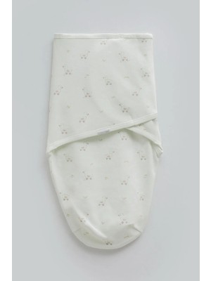 Caramell Love Tıme Çiçek Detaylı Kundak - Yeşil - 50-56 cm Yeşil