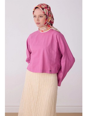 Belli Çiçek Desen Tivil Ipek Eşarp 4312D E26YA4312D01-35