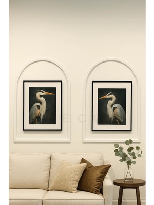 Diecor Dekoratif Ahşap Duvar Çerçeve Paneli Seti – Modern Kendin Yap Çerçeve Kiti