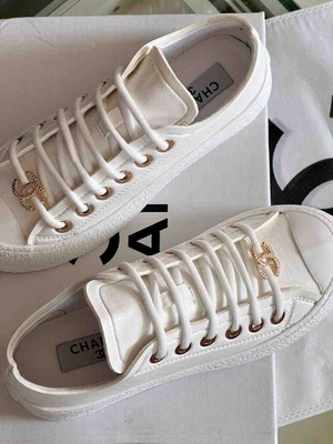 Evlium Chanel Logolu Kadın Sneaker