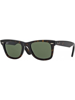 Ray-Ban WAYFARER Unisex Güneş Gözlüğü 54 mm UV 400 Koruma Renkli Asetat Çerçeve RB 2140 902 54