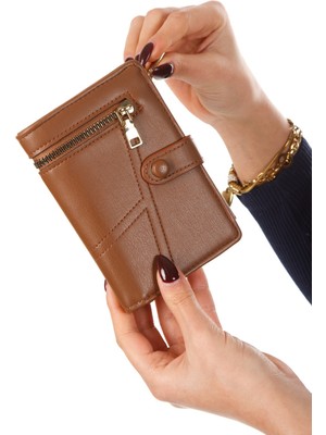 Newish Kadın Suni Deri Kartlık ve Cüzdan -NEW307