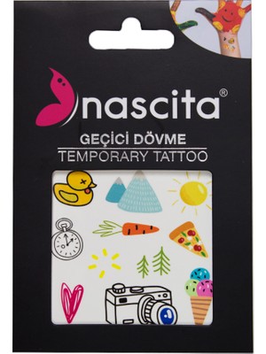 Nascita Geçici Yüz Dövmesi NASSTICKER0041
