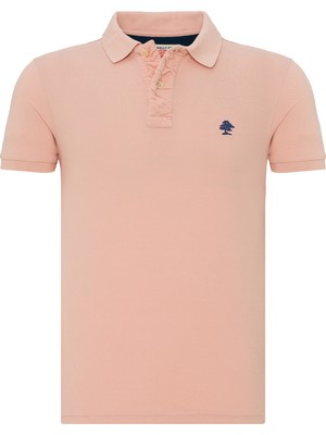 Routefield Partisan Erkek Pembe Polo Tişört