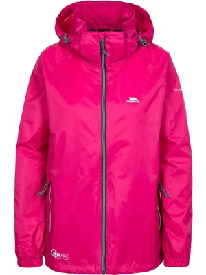 Trespass Qikpac X - Unisex Packaway Unisex Pembe Yağmurluk