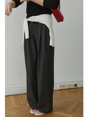 Suud Collection Füme Lina Pileli Pantolon