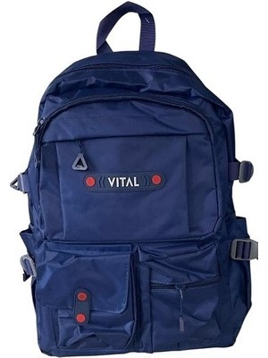 Vital Su Geçirmez Çok Bölmeli Ergonomik Okul Çantası