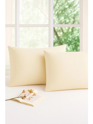 Özdilek Yastık Kılıfı Standart Ranforce 2'lı Vanılya Colourıst