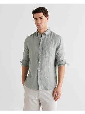 Gant Erkek Yeşil Regular Fit Gömlek 3240120.10