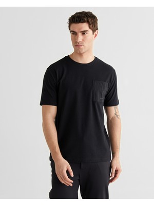 Gant Erkek Siyah Baskılı Kısa Kollu T-Shirt 2326123T.5