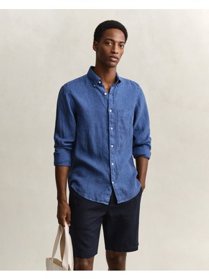 Gant Erkek Mavi Regular Fit Gömlek 3240120.442