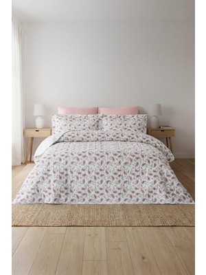 Soley Indra | %100 Pamuk Çift Kişilik Kapitone Nevresim Takımı