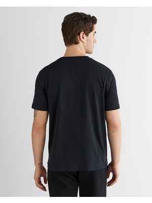 Gant Erkek Siyah Baskılı Kısa Kollu T-Shirt 2326133T.5