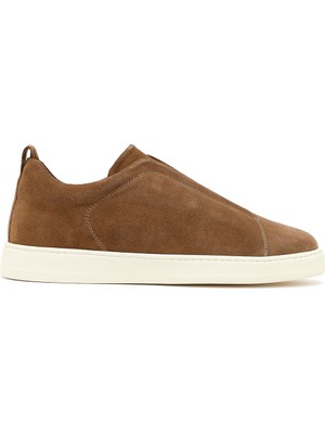 Derimod Erkek Taba Süet Deri Sneaker 26SFD632110