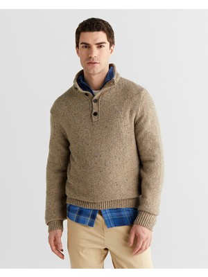 Gant Erkek Bej Regular Fit Düğmeli Triko 8040232.295
