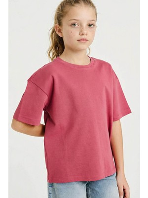 Defacto 26Y801002851 Mor Kız Çocuk T-Shirt G0882A8/PR220