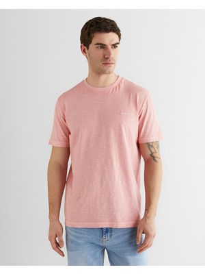 Gant Erkek Pembe Bisiklet Yaka Regular Fit T-Shirt 2003419.666