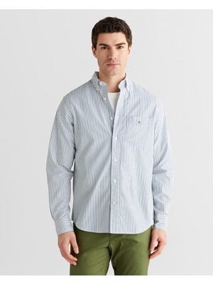 Gant Erkek Yeşil Regular Fit Düğmeli Gömlek 3250211.338